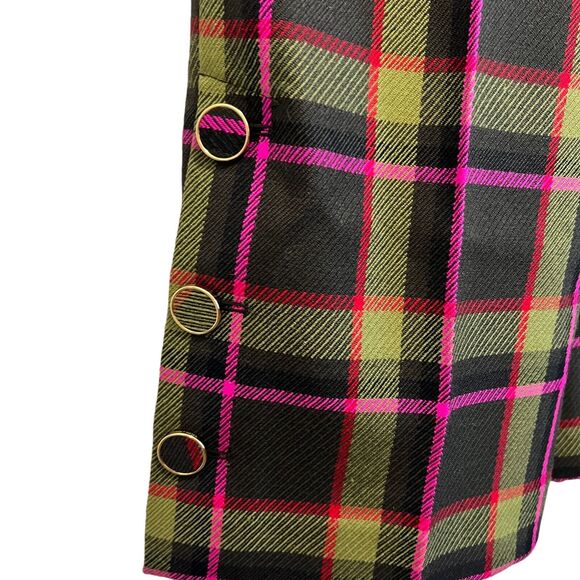 RALPH & RUSSO Cropped Checked Wool-Drill Wide-Leg Pants Size 36 - Picture 8 of 16